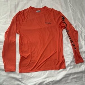 Columbia Vibrant Orange Crew Neck Shirt